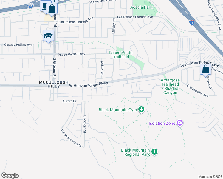 map of restaurants, bars, coffee shops, grocery stores, and more near 221 Errogie Street in Henderson