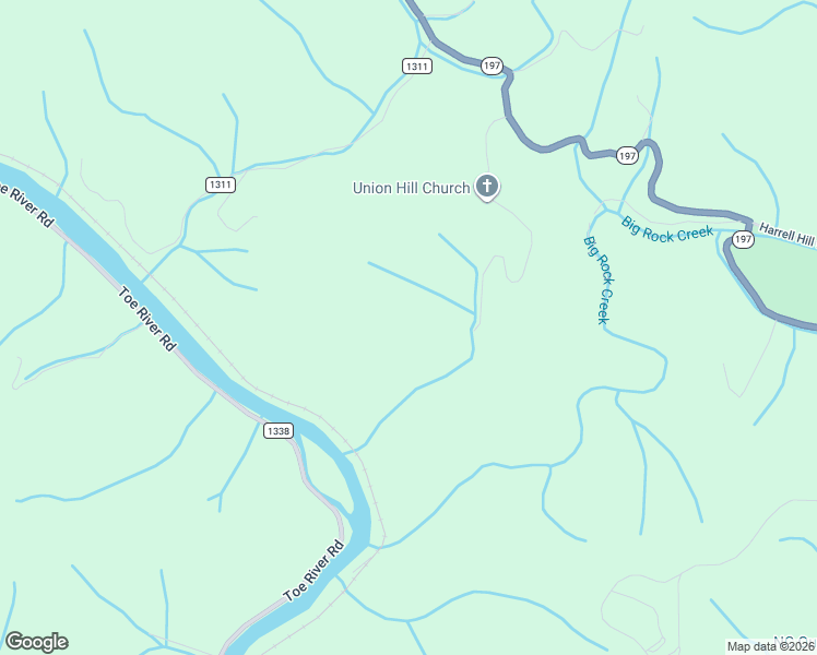 map of restaurants, bars, coffee shops, grocery stores, and more near 704 Union Hill Church Road in Bakersville
