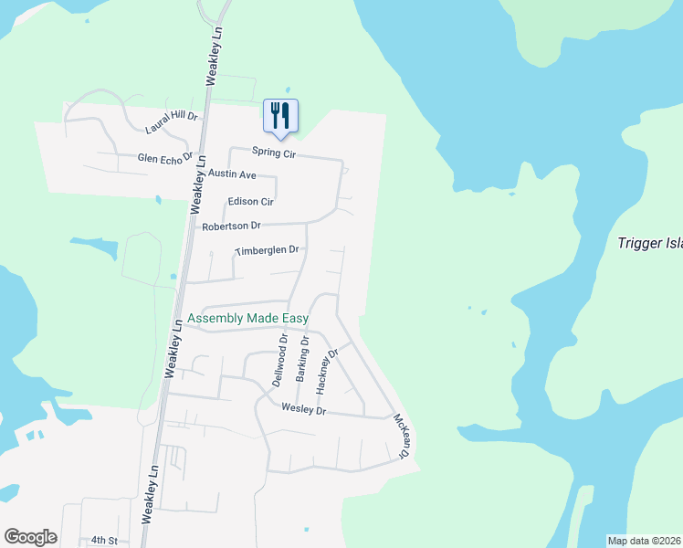 map of restaurants, bars, coffee shops, grocery stores, and more near 824 McKean Drive in Smyrna