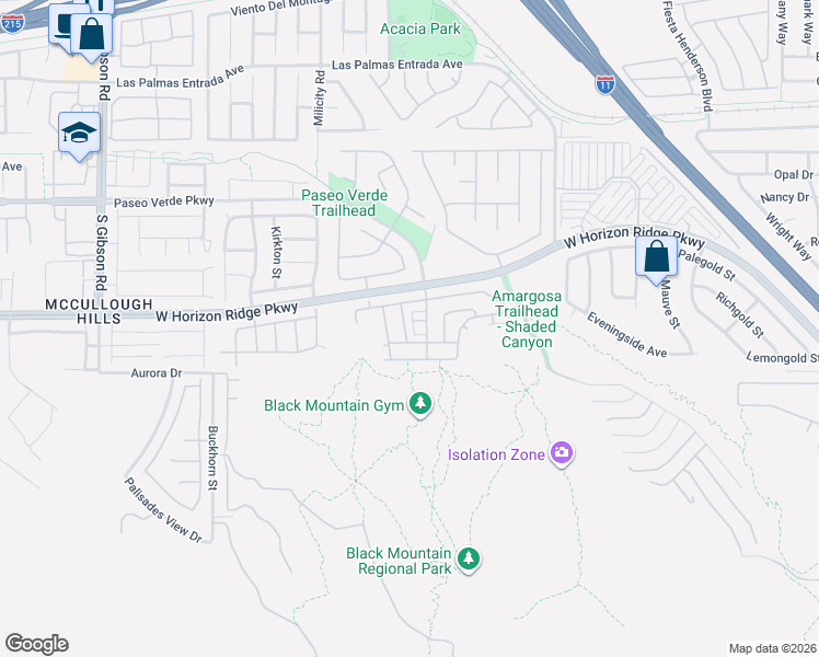 map of restaurants, bars, coffee shops, grocery stores, and more near 703 Principle Point Avenue in Henderson
