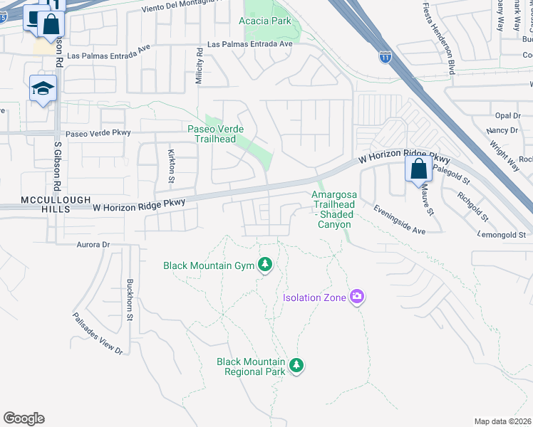 map of restaurants, bars, coffee shops, grocery stores, and more near 703 Principle Point Avenue in Henderson