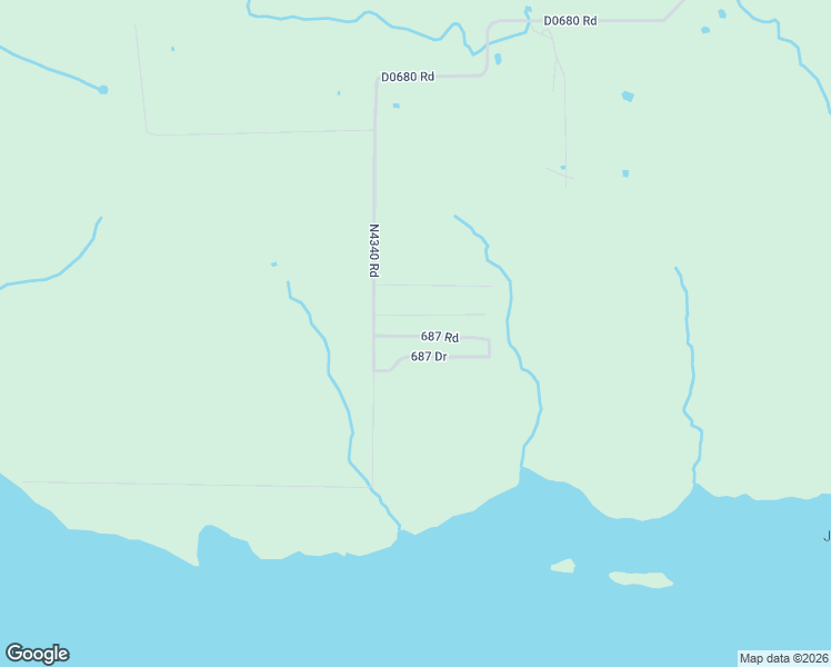 map of restaurants, bars, coffee shops, grocery stores, and more near 34036 687 Road in Locust Grove