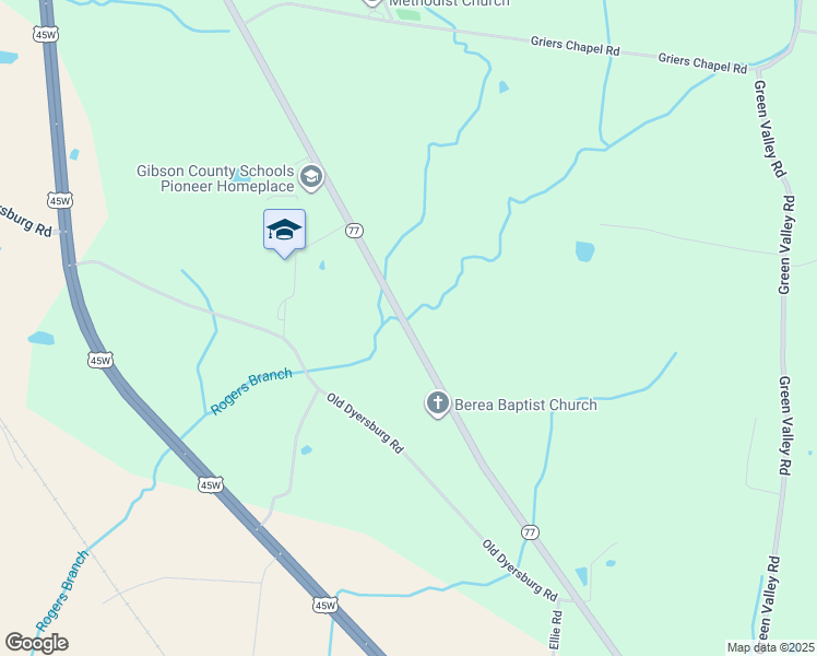 map of restaurants, bars, coffee shops, grocery stores, and more near 130 Dyer Highway in Trenton