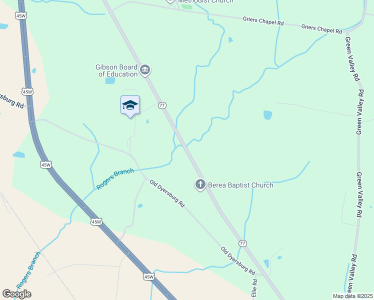 map of restaurants, bars, coffee shops, grocery stores, and more near 130 Dyer Highway in Trenton