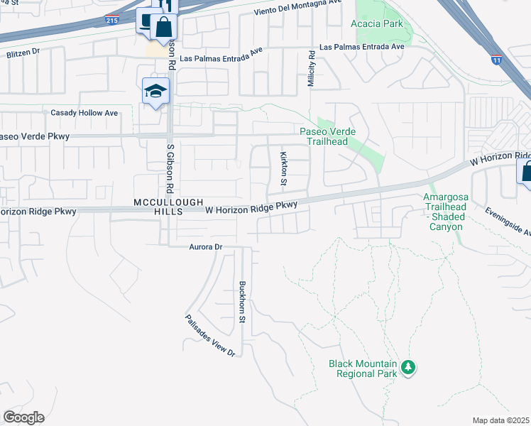 map of restaurants, bars, coffee shops, grocery stores, and more near 856 Loch Katrine Avenue in Henderson