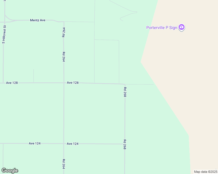 map of restaurants, bars, coffee shops, grocery stores, and more near 26600 Avenue 128 in Porterville