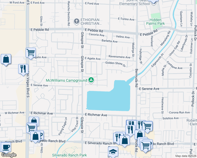 map of restaurants, bars, coffee shops, grocery stores, and more near 9210 Drifting Bay Street in Las Vegas