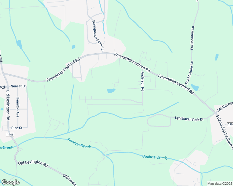 map of restaurants, bars, coffee shops, grocery stores, and more near 290 Bruce Nifong Road in Winston-Salem