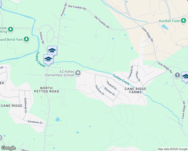 map of restaurants, bars, coffee shops, grocery stores, and more near 1301 Blairfield Drive in Nashville