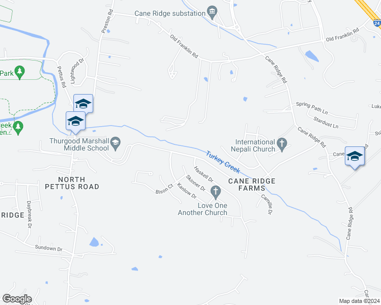 map of restaurants, bars, coffee shops, grocery stores, and more near 1268 Blairfield Drive in Nashville