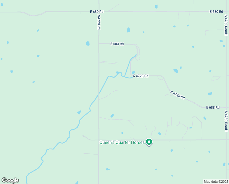 map of restaurants, bars, coffee shops, grocery stores, and more near 68389 South 4720 Road in Westville