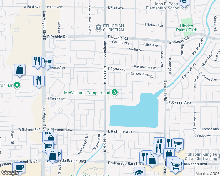 map of restaurants, bars, coffee shops, grocery stores, and more near 9212 Briarthorne Street in Las Vegas
