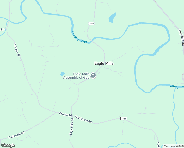 map of restaurants, bars, coffee shops, grocery stores, and more near 601 Eagle Mills Road in Hamptonville