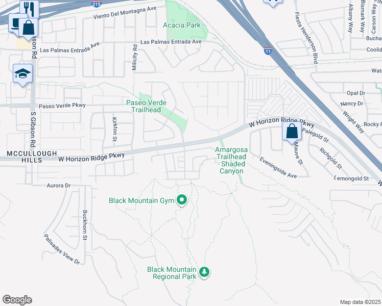 map of restaurants, bars, coffee shops, grocery stores, and more near 702 Solitude Point Avenue in Henderson