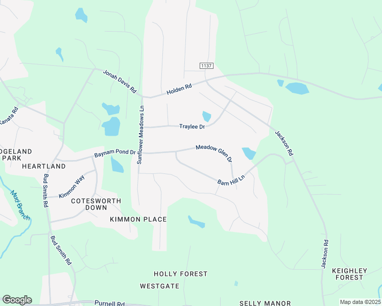 map of restaurants, bars, coffee shops, grocery stores, and more near 215 Meadow Glen Drive in Wake Forest