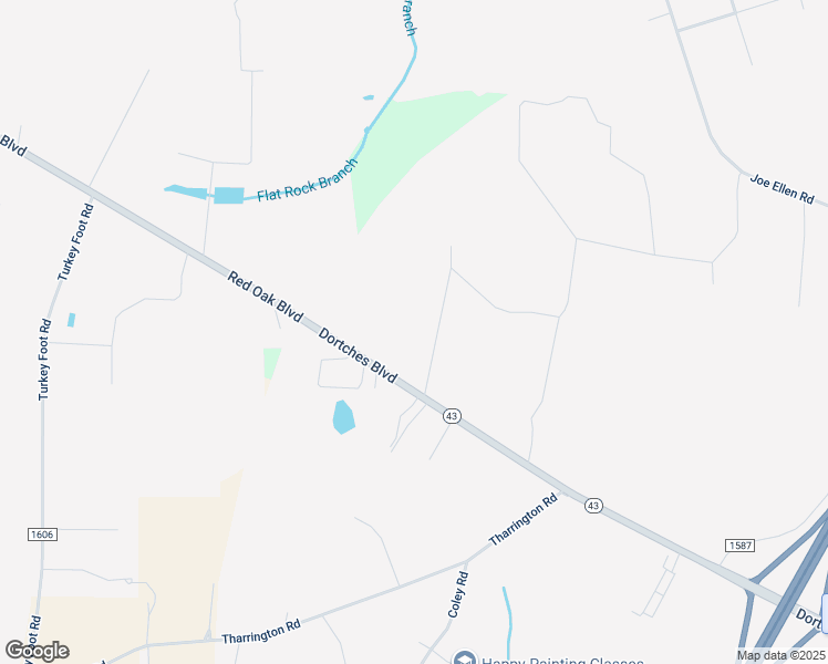 map of restaurants, bars, coffee shops, grocery stores, and more near 6205 Dortches Boulevard in Rocky Mount