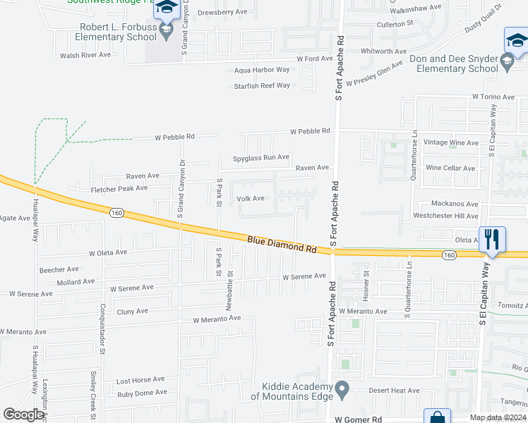 map of restaurants, bars, coffee shops, grocery stores, and more near 9578 Vega Carpio Avenue in Las Vegas
