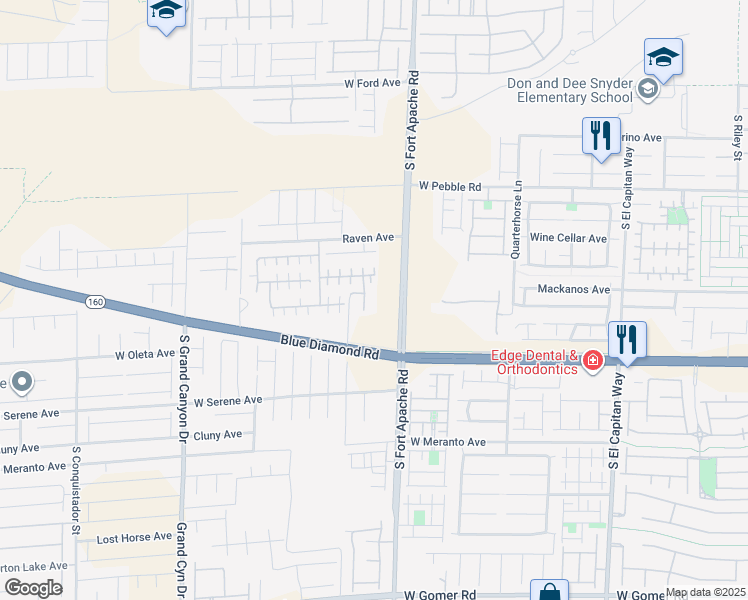 map of restaurants, bars, coffee shops, grocery stores, and more near 9114 Hermosa Valley Street in Las Vegas
