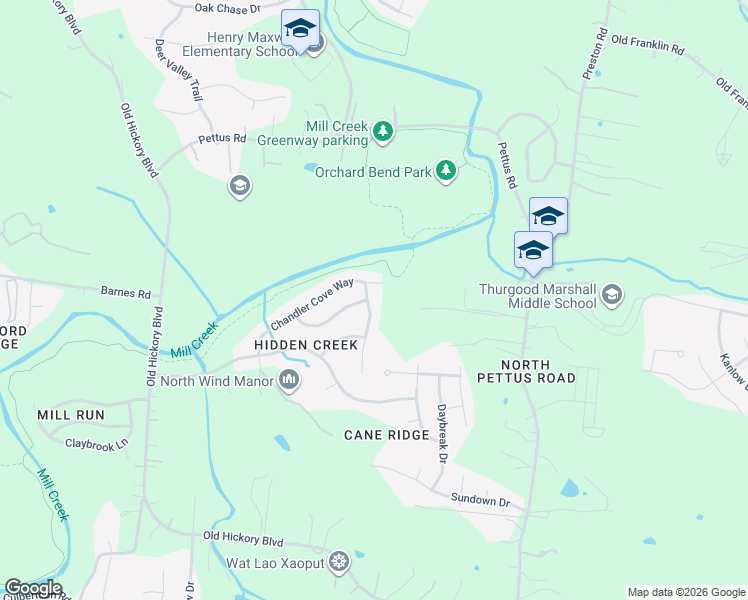 map of restaurants, bars, coffee shops, grocery stores, and more near 3909 Stephens Ridge Way in Nashville