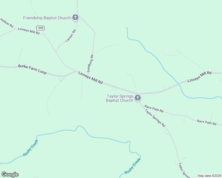 map of restaurants, bars, coffee shops, grocery stores, and more near 419 Linneys Mill Road in Union Grove