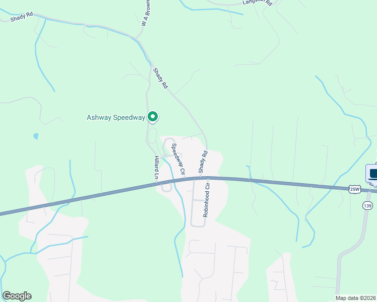 map of restaurants, bars, coffee shops, grocery stores, and more near 4713 Shady Road in Strawberry Plains