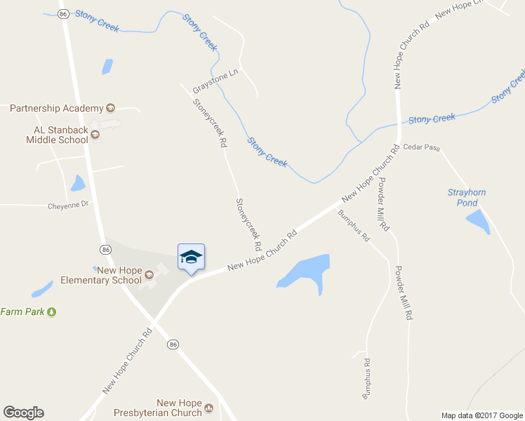 map of restaurants, bars, coffee shops, grocery stores, and more near 4020 Stoneycreek Road in Chapel Hill