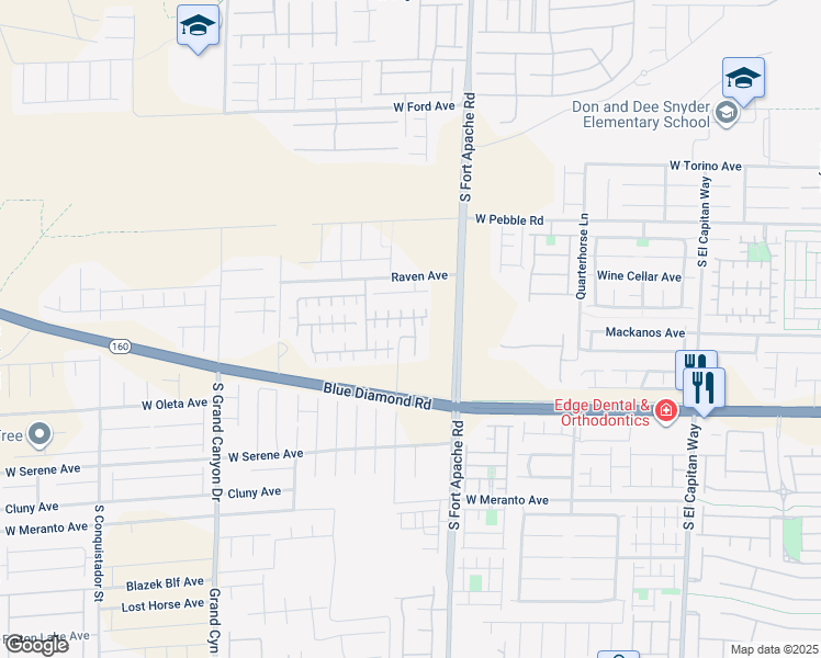 map of restaurants, bars, coffee shops, grocery stores, and more near 9089 Hermosa Valley Street in Las Vegas