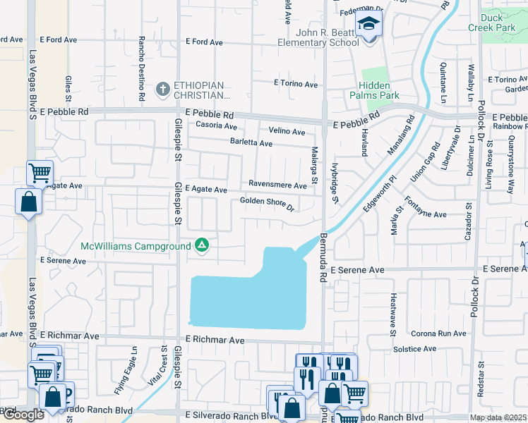 map of restaurants, bars, coffee shops, grocery stores, and more near 9146 Green Thicket Court in Las Vegas