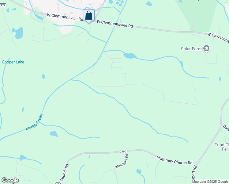 map of restaurants, bars, coffee shops, grocery stores, and more near 2824 Evans Road in Winston-Salem