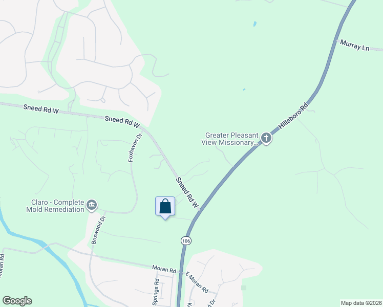 map of restaurants, bars, coffee shops, grocery stores, and more near 1462 Sneed Road West in Franklin