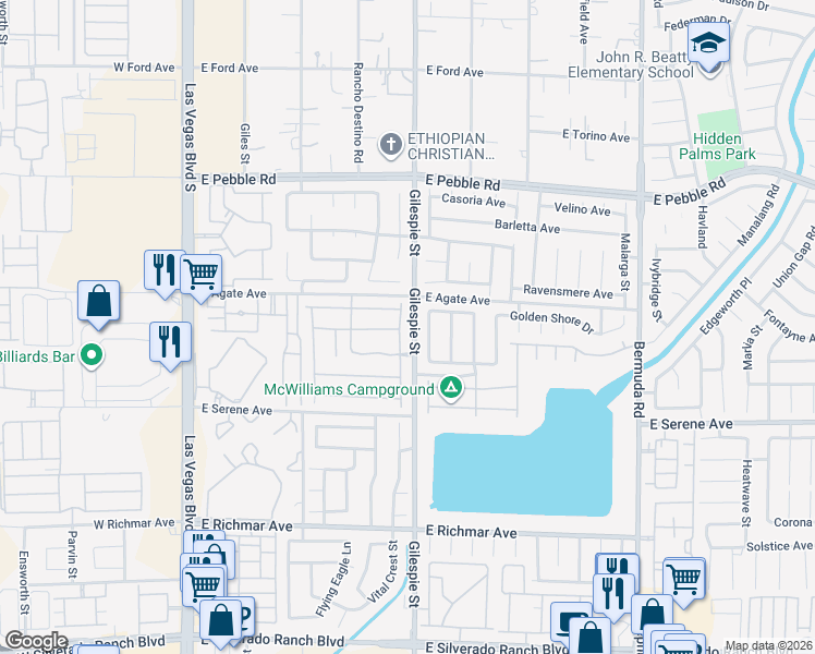 map of restaurants, bars, coffee shops, grocery stores, and more near 9152 Aqueduct Street in Las Vegas