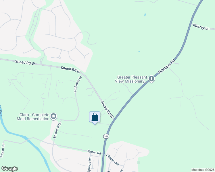 map of restaurants, bars, coffee shops, grocery stores, and more near 1462 Sneed Road West in Franklin