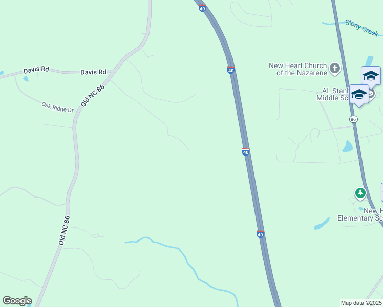 map of restaurants, bars, coffee shops, grocery stores, and more near 416 West Scarlett Mountain Road in Hillsborough