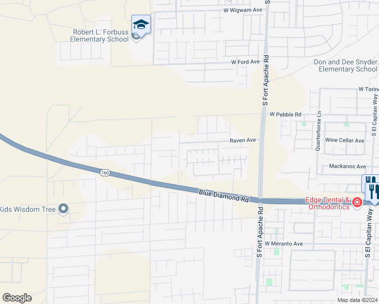 map of restaurants, bars, coffee shops, grocery stores, and more near 9669 Greensburg Avenue in Las Vegas