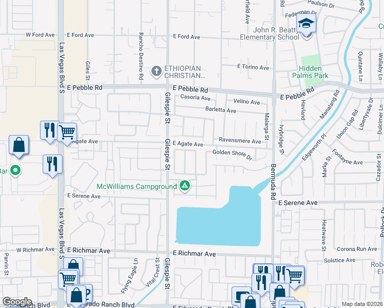 map of restaurants, bars, coffee shops, grocery stores, and more near 9114 Drifting Bay Street in Las Vegas