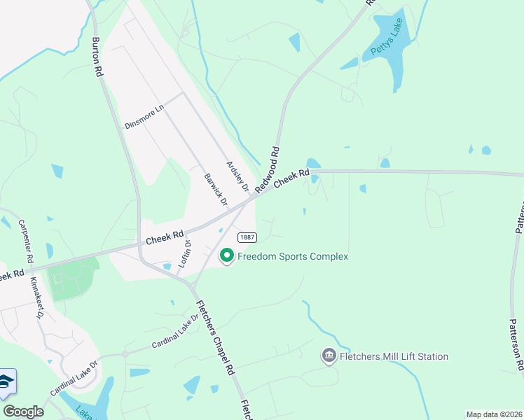 map of restaurants, bars, coffee shops, grocery stores, and more near 4300 Cheek Road in Durham