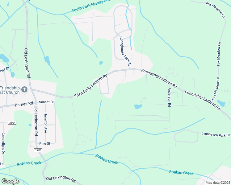 map of restaurants, bars, coffee shops, grocery stores, and more near 233 Davidson Heights Drive in Winston-Salem