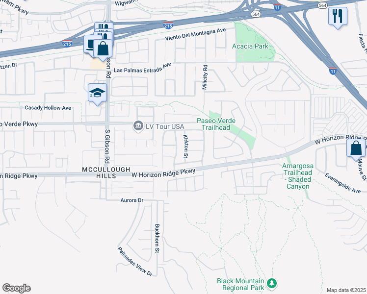 map of restaurants, bars, coffee shops, grocery stores, and more near 149 Kirkton Street in Henderson