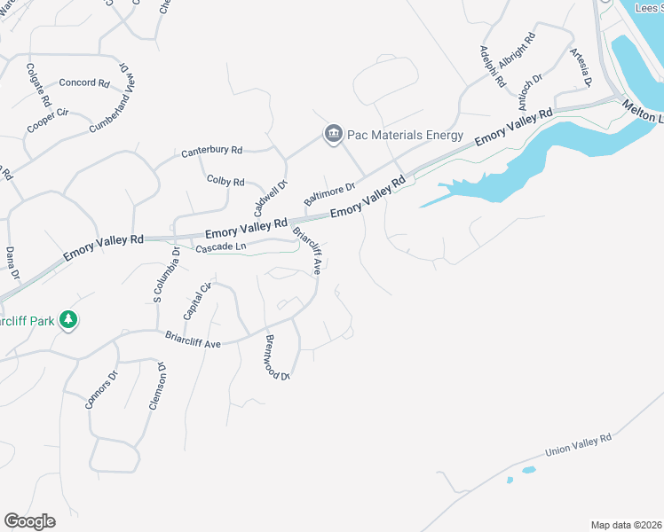 map of restaurants, bars, coffee shops, grocery stores, and more near 20 Belmont Court in Oak Ridge