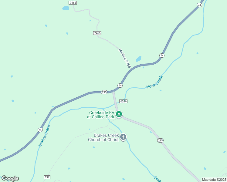 map of restaurants, bars, coffee shops, grocery stores, and more near 5677 Arkansas 74 in Wesley