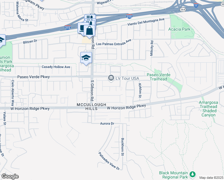 map of restaurants, bars, coffee shops, grocery stores, and more near 194 Sicily Hills Court in Henderson