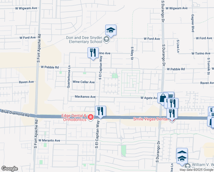 map of restaurants, bars, coffee shops, grocery stores, and more near 8953 Lanta Island Avenue in Las Vegas