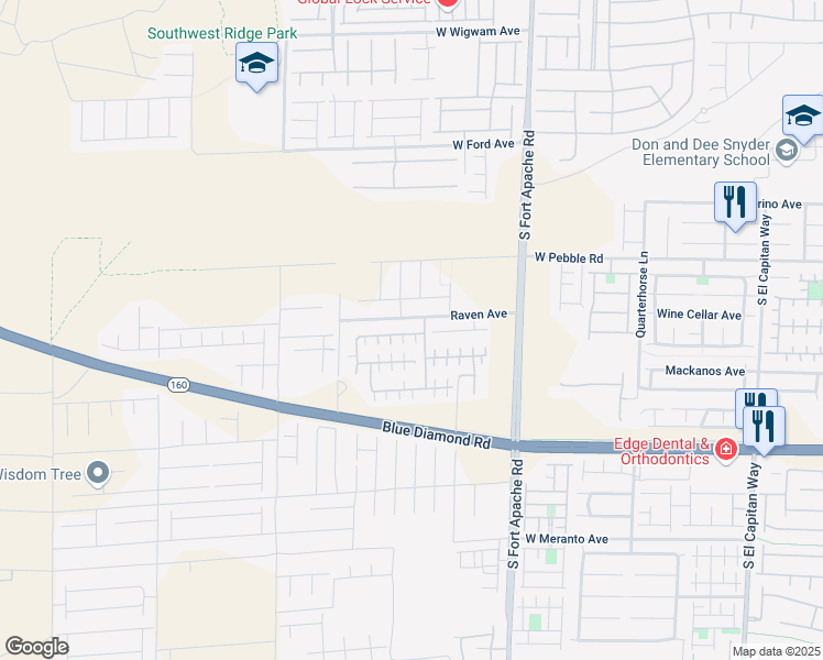 map of restaurants, bars, coffee shops, grocery stores, and more near 9566 Greensburg Avenue in Las Vegas