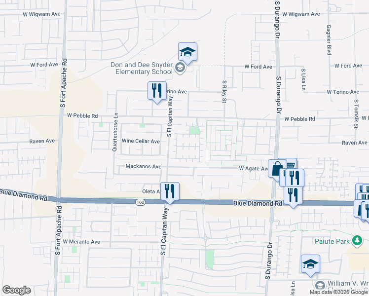map of restaurants, bars, coffee shops, grocery stores, and more near 8953 Lanta Island Avenue in Las Vegas