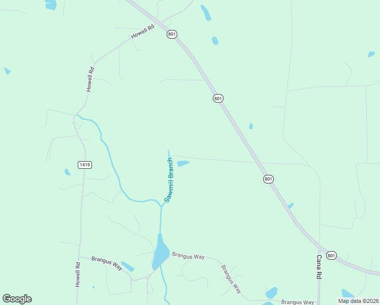 map of restaurants, bars, coffee shops, grocery stores, and more near 3575 North Carolina 801 in Mocksville