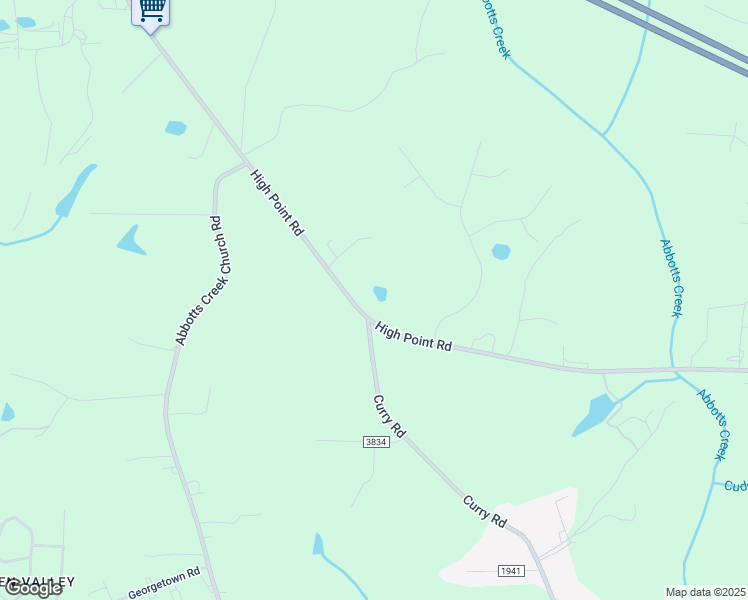 map of restaurants, bars, coffee shops, grocery stores, and more near 4799 High Point Road in Kernersville