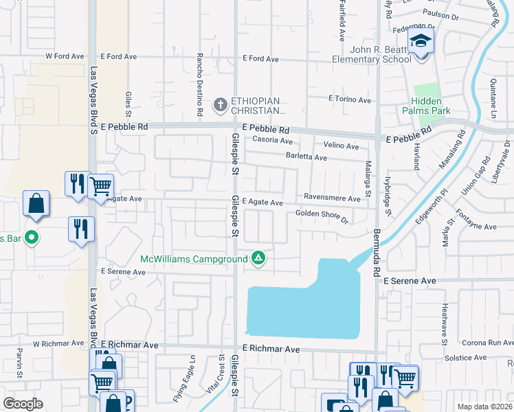 map of restaurants, bars, coffee shops, grocery stores, and more near 9124 Briarthorne Street in Las Vegas