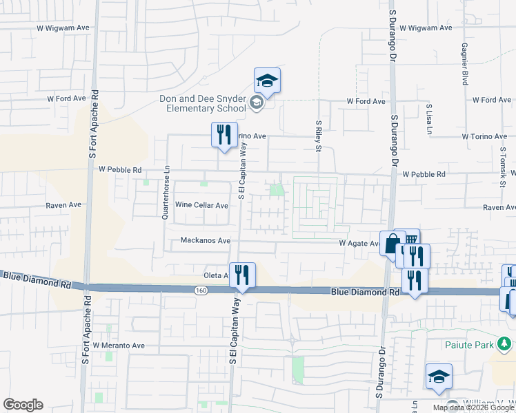 map of restaurants, bars, coffee shops, grocery stores, and more near 8953 Lanta Island Avenue in Las Vegas