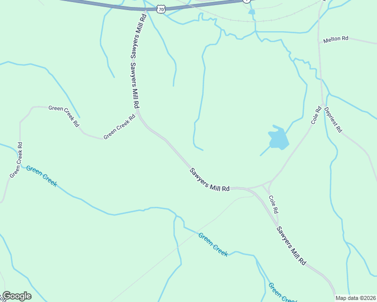 map of restaurants, bars, coffee shops, grocery stores, and more near 810 Sawyers Mill Road in Bruceton