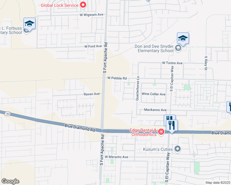 map of restaurants, bars, coffee shops, grocery stores, and more near 9343 Winebrook Avenue in Las Vegas